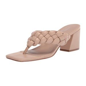 Marc Fisher Braided Flip Flop Style Sandals Heels